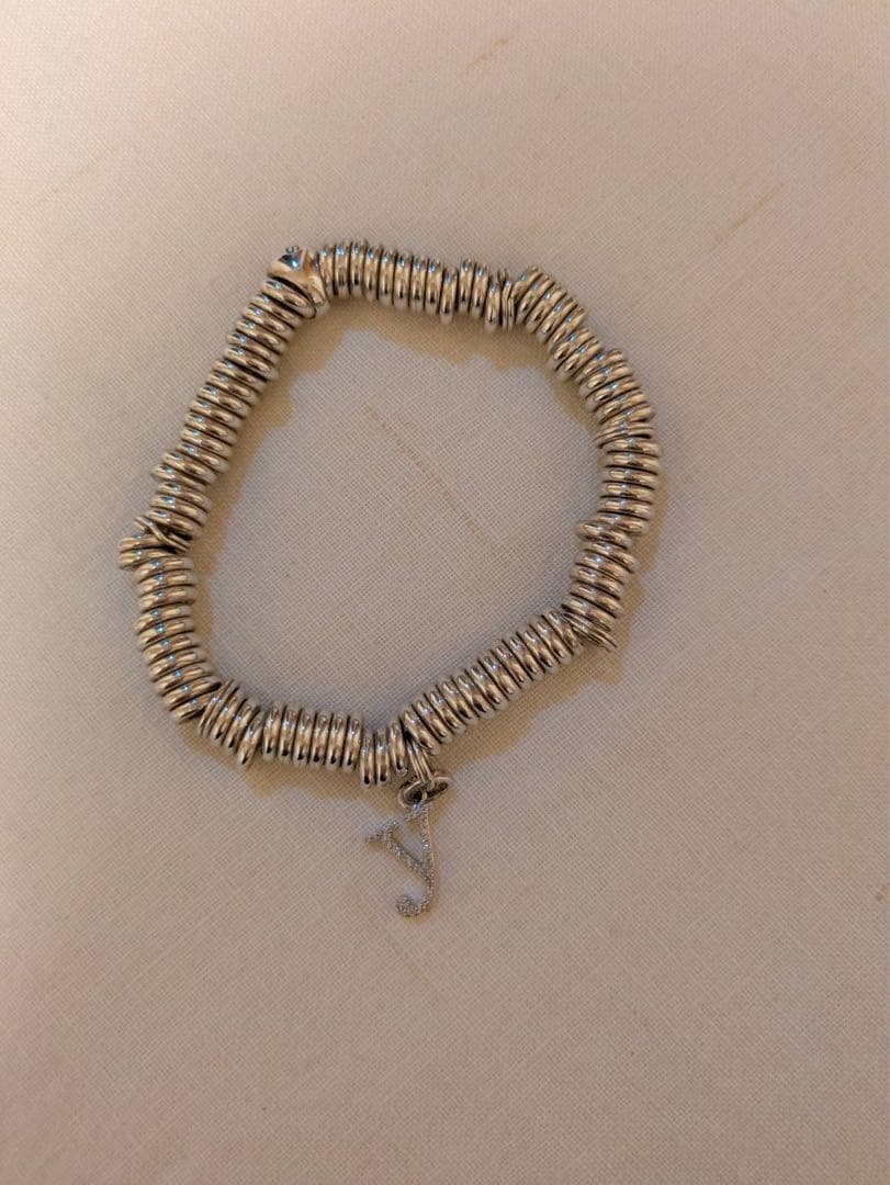 LINKS OF LONDON シルバーブレスレット ダイヤ付き