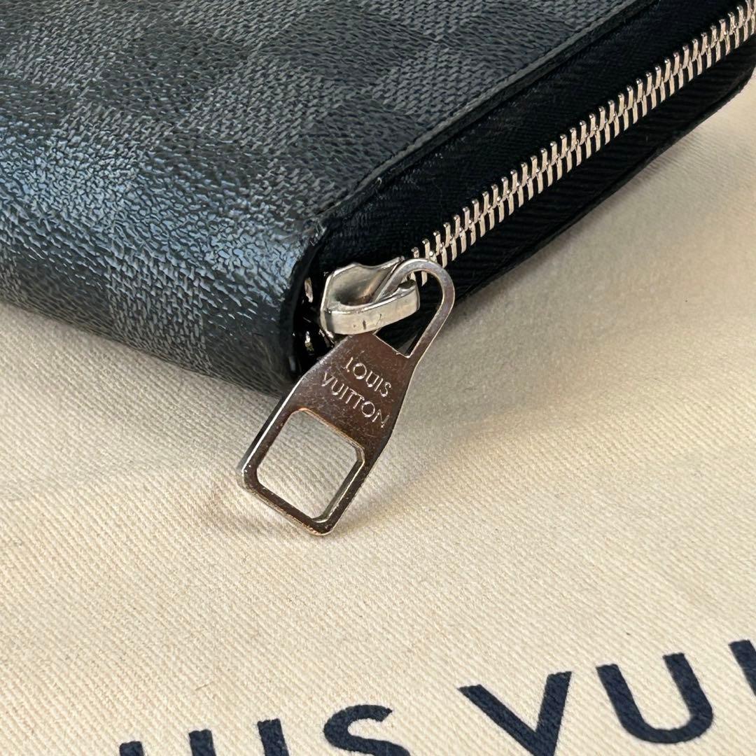 【良品】✅メンテ済み　ルイヴィトン　ダミエ　ジッピー　オーガナイザー　長財布