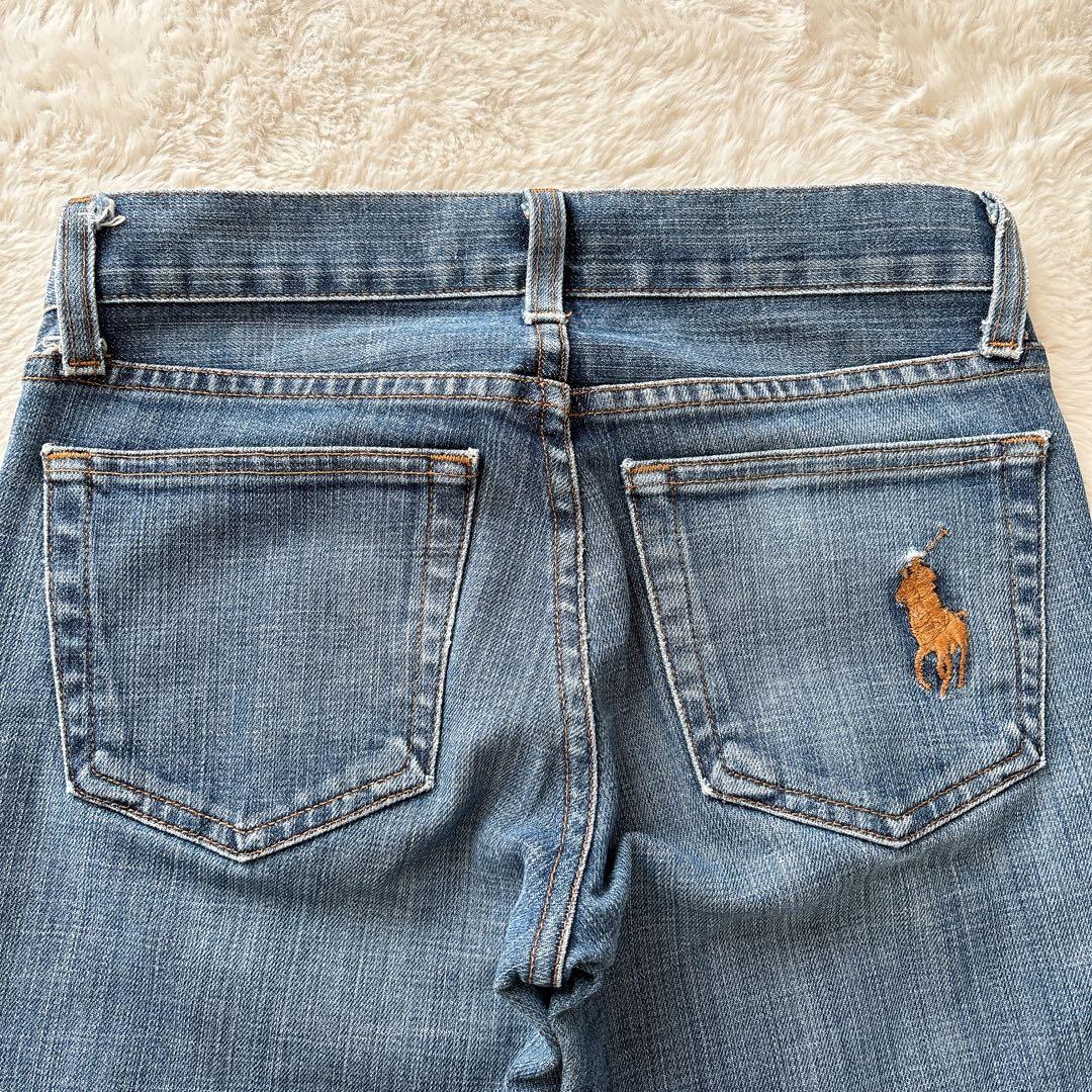 希少 ラルフローレン ブラックレーベル 25インチ ポニー ライトブルー デニム