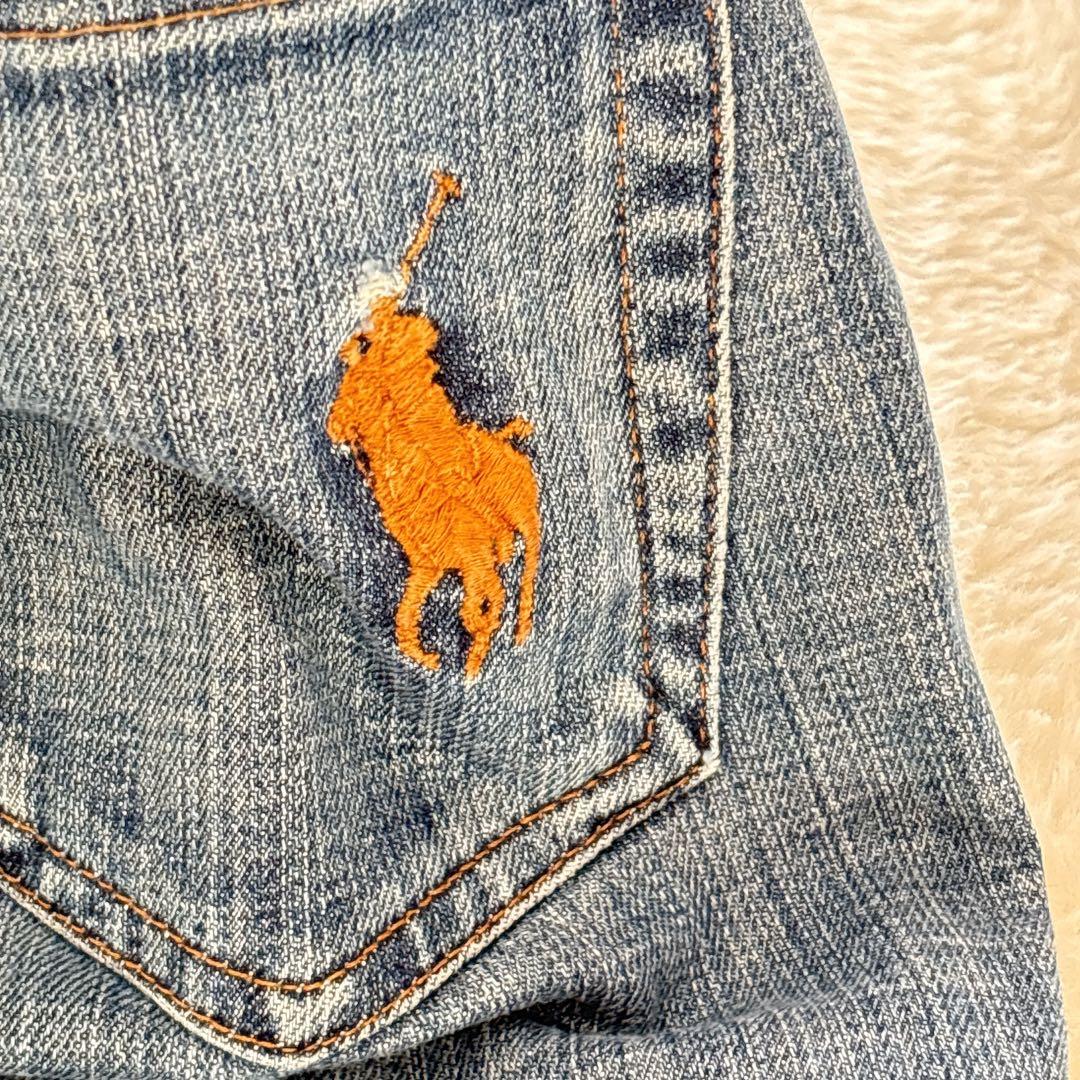 希少 ラルフローレン ブラックレーベル 25インチ ポニー ライトブルー デニム