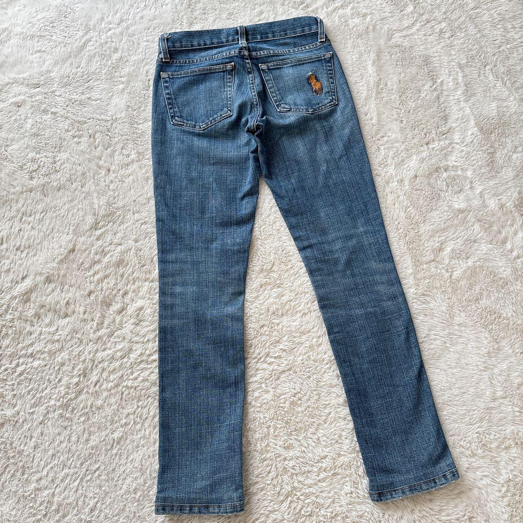 希少 ラルフローレン ブラックレーベル 25インチ ポニー ライトブルー デニム