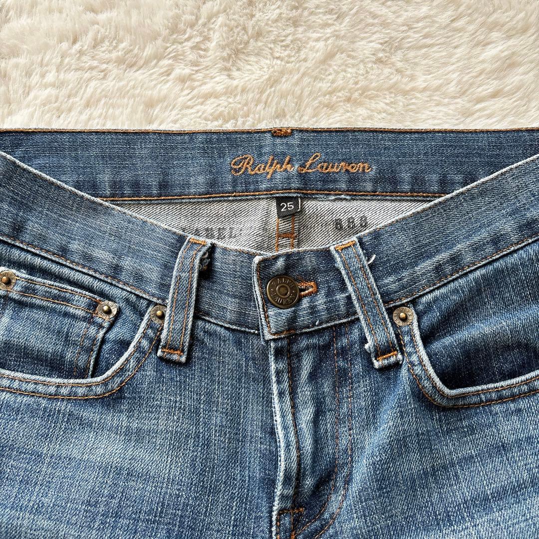 希少 ラルフローレン ブラックレーベル 25インチ ポニー ライトブルー デニム