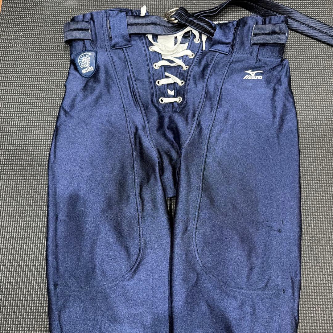 m*3様 Mizuno 関大　アメリカンフットボールパンツ ネイビー