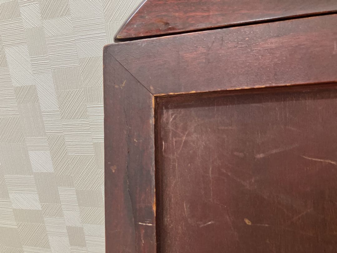 K*a様 アンティーク 折りたたみ式楕円形木製テーブル オークション方式