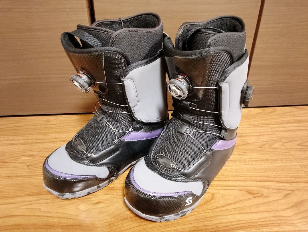 ★使用2回！SIMS スノーボードセット 151 ダブルBOAブーツ 26cm★