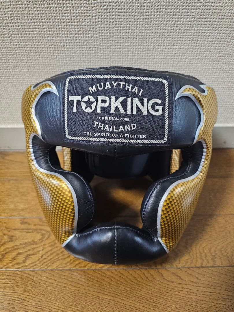 【ほぼ未使用】TOPKING ヘッドギア キックボクシング/ムエタイ