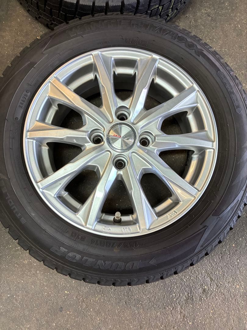 旧アクア、旧パッソ、旧ヴィッツに❗️165/70R14スタッドレスセット❗️