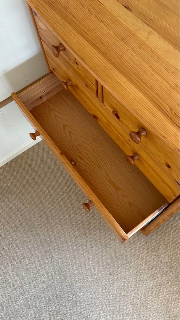 hadun　パイン無垢材 チェスト