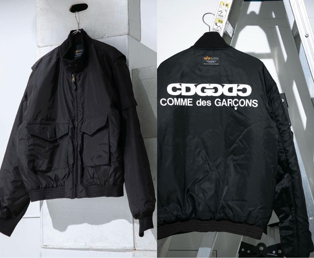 CDG ALPHA WEP JACKET リバーシブルジャケット　MA-1
