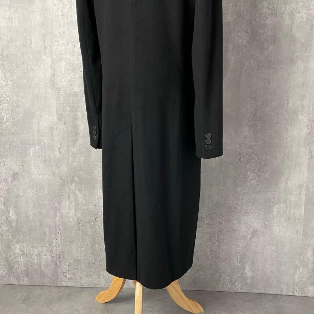 【高級】 アルマーニコレッツィオーニ ウール ロングコート イタリア製 黒 44