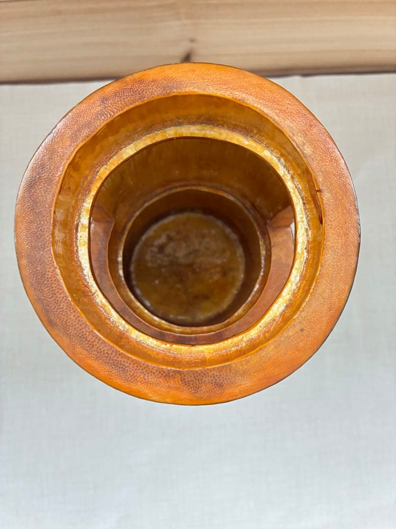 天然竹 花器 大型32cm 和モダン 竹花瓶 飾