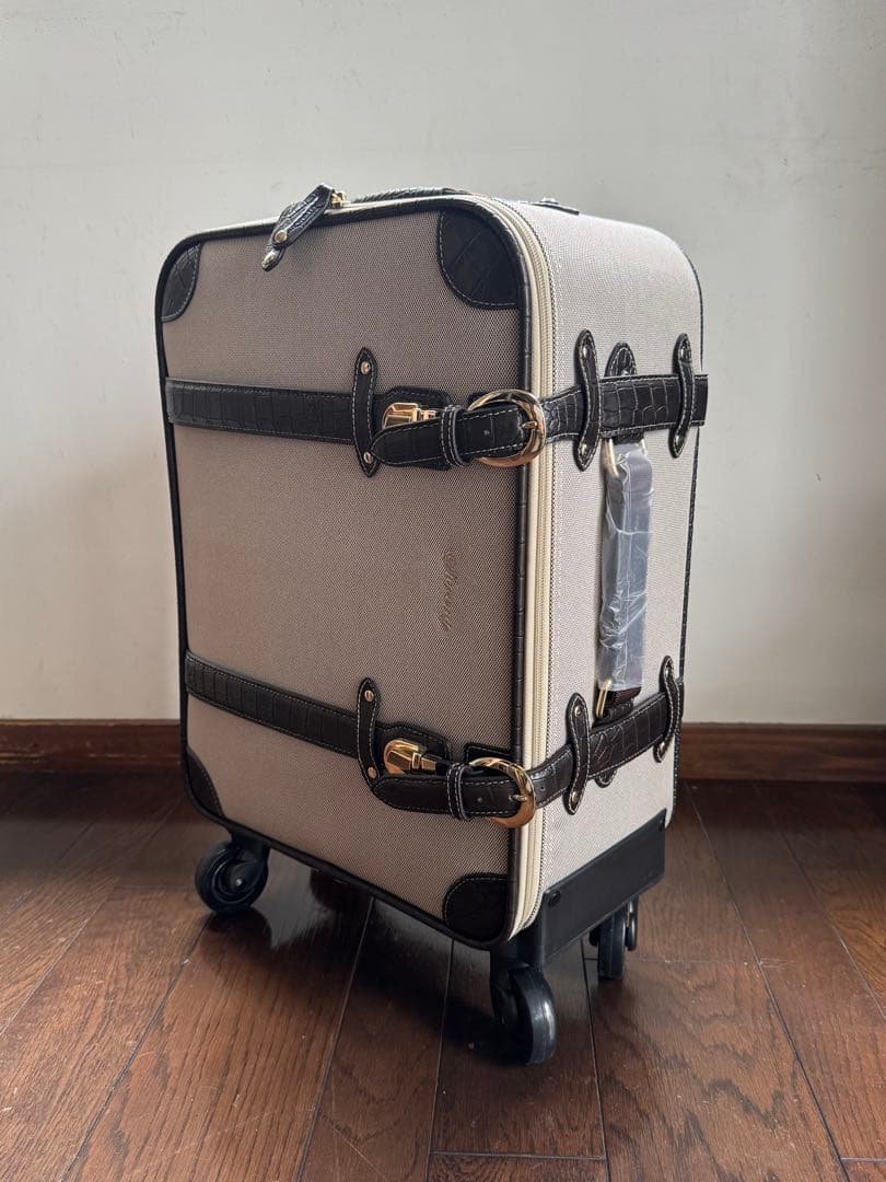 【新品】Swany スワニー トランクキャリー バッグ クロコダイル型押し未使用