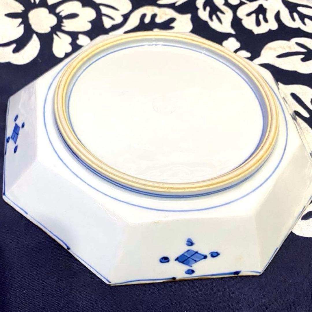 京焼　加藤雲泉　唐子八角皿　二枚組　京都　清水焼　高級食器　お正月・お祝いにも②