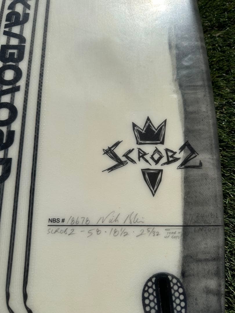 JOISTIK EPSサーフボード SCROB2 5'8 24.18リッター