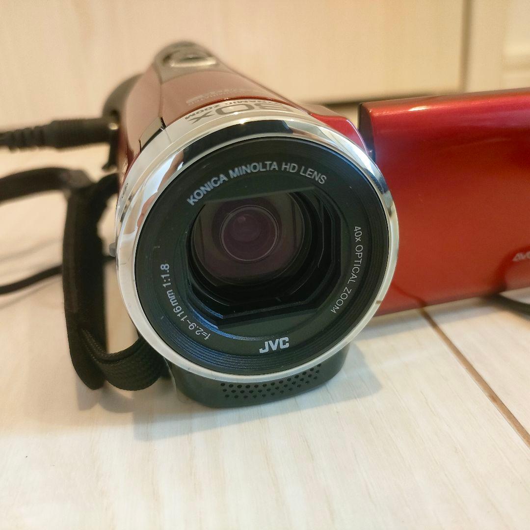 【美品】JVC Everio GZ-HM199 レッド