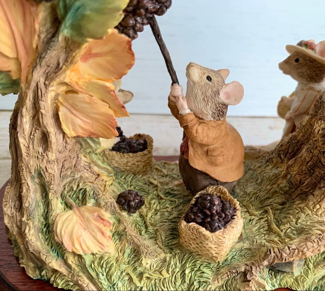 【希少】ブランブリーヘッジ 秋 Autumn タブロー フィギュリン 置物