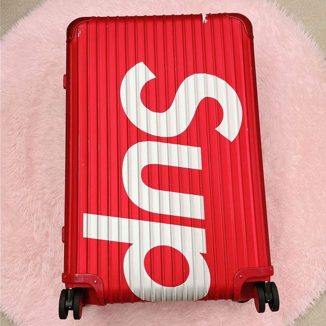 supreme RIMOWA コラボ キャリーケース 82L レッド