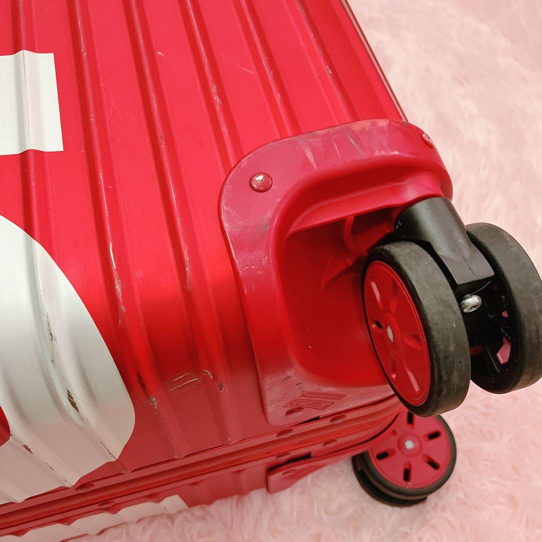 supreme RIMOWA コラボ キャリーケース 82L レッド