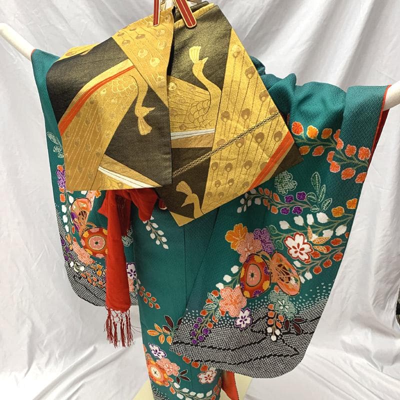 508ag34,帯揚げ帯締めしごき, 507ab20羽織紐■着物&袋帯&長襦袢