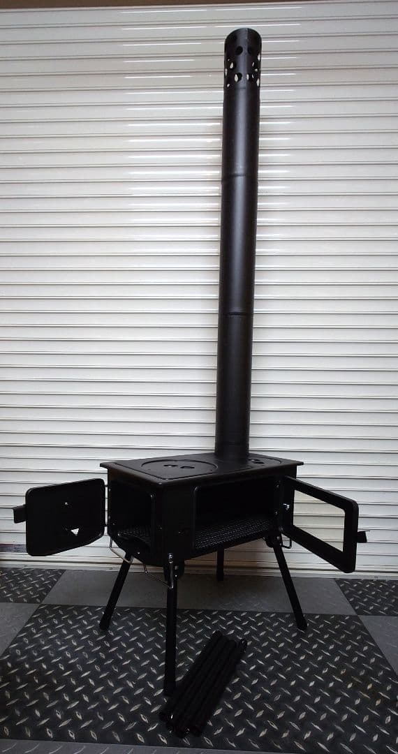 キャプテンスタッグ　KaMaDo Stove 薪ストーブフルセット　未使用品