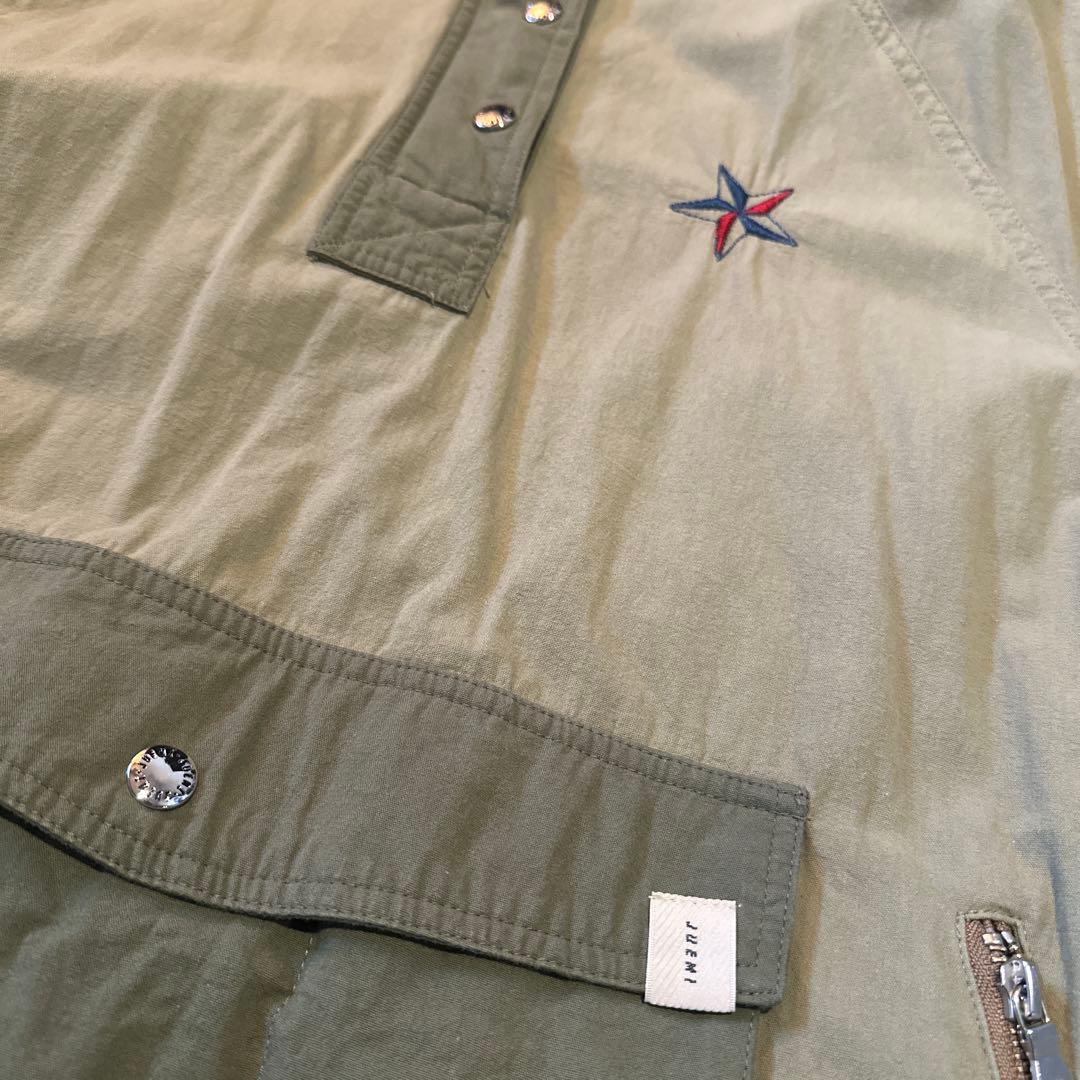 JUEMI ジュエミ プルオーバーアーミーブルゾン