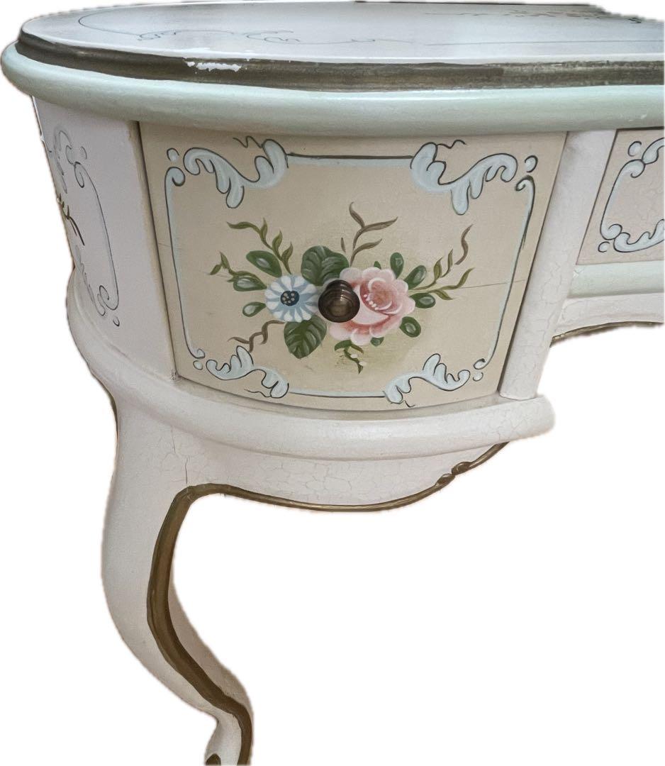 ロココ調お姫様風 猫脚三面鏡ドレッサー