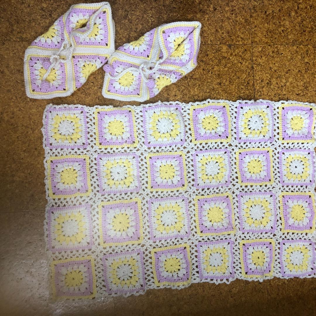 バスマットとお揃いのルームシューズ