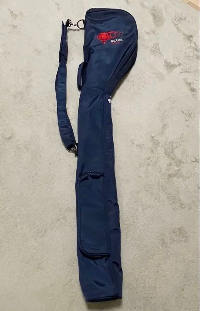 BEAMS GOLF キャディバッグ ネイビー