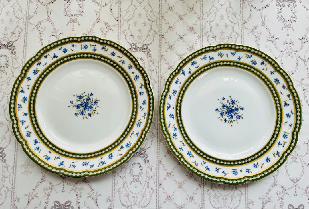 ロワイヤルリモージュ　マリーアントワネット　デザート/サラダ　プレート2枚組　A