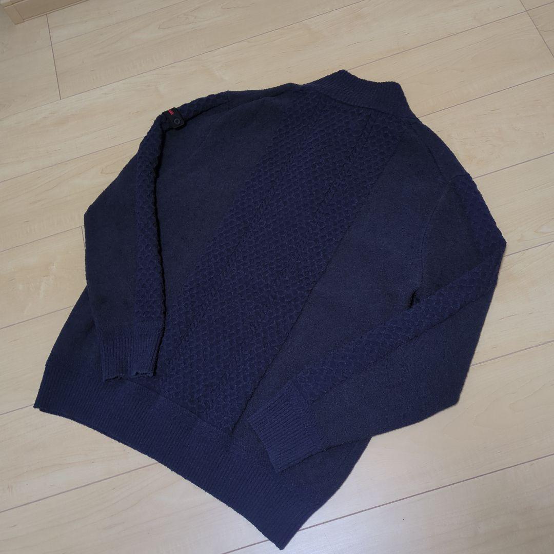 ★美品★BRIEFING ブリーフィング　ハーフジップ ニット　セーター