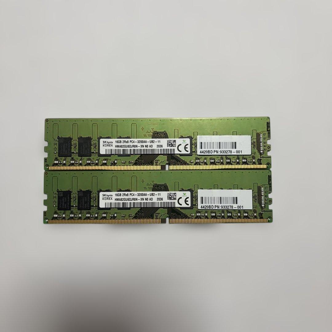 SKhynix 2R×8 DDR4 3200AA 16GB×2 32GB