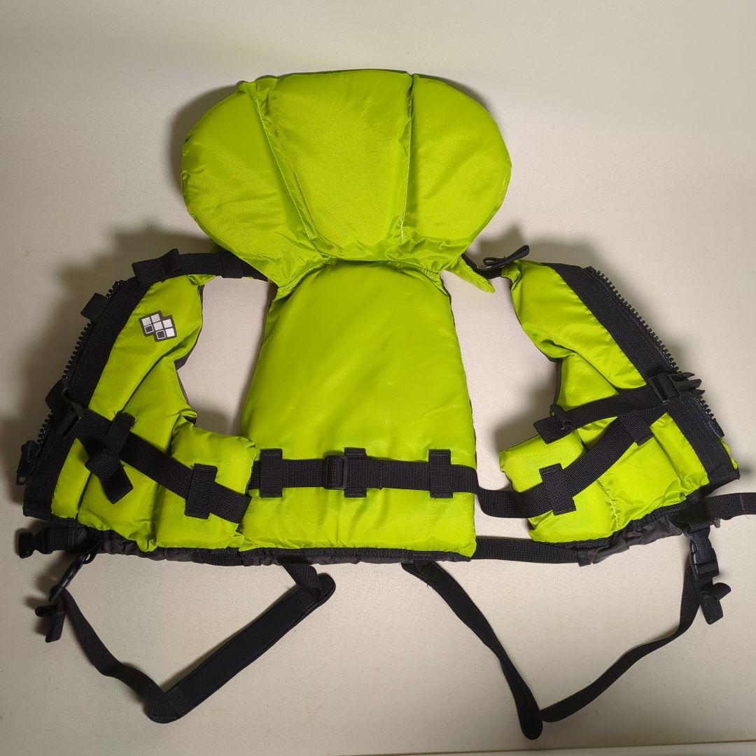 モンベル　ライフジャケット　キッズ85~125cm　2着　ライムグリーン