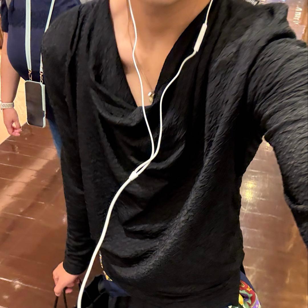 トップス 00s archive buffalo bobs Drape neck Top