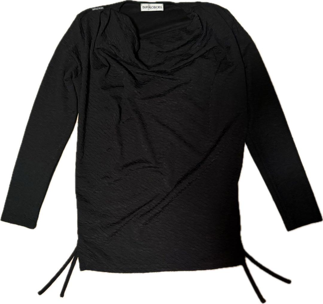 トップス 00s archive buffalo bobs Drape neck Top