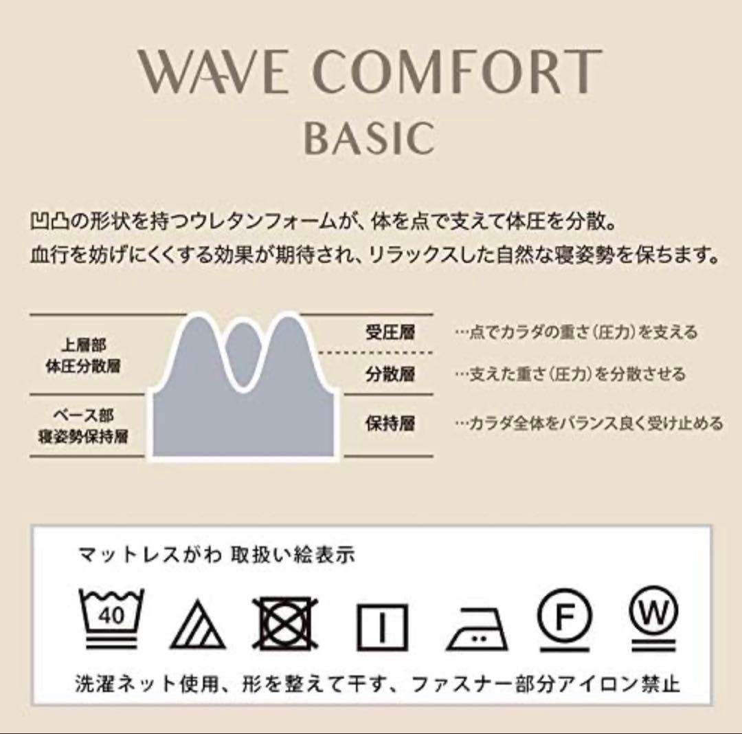 WAVE COMFORT BASIC 80 セミダブル