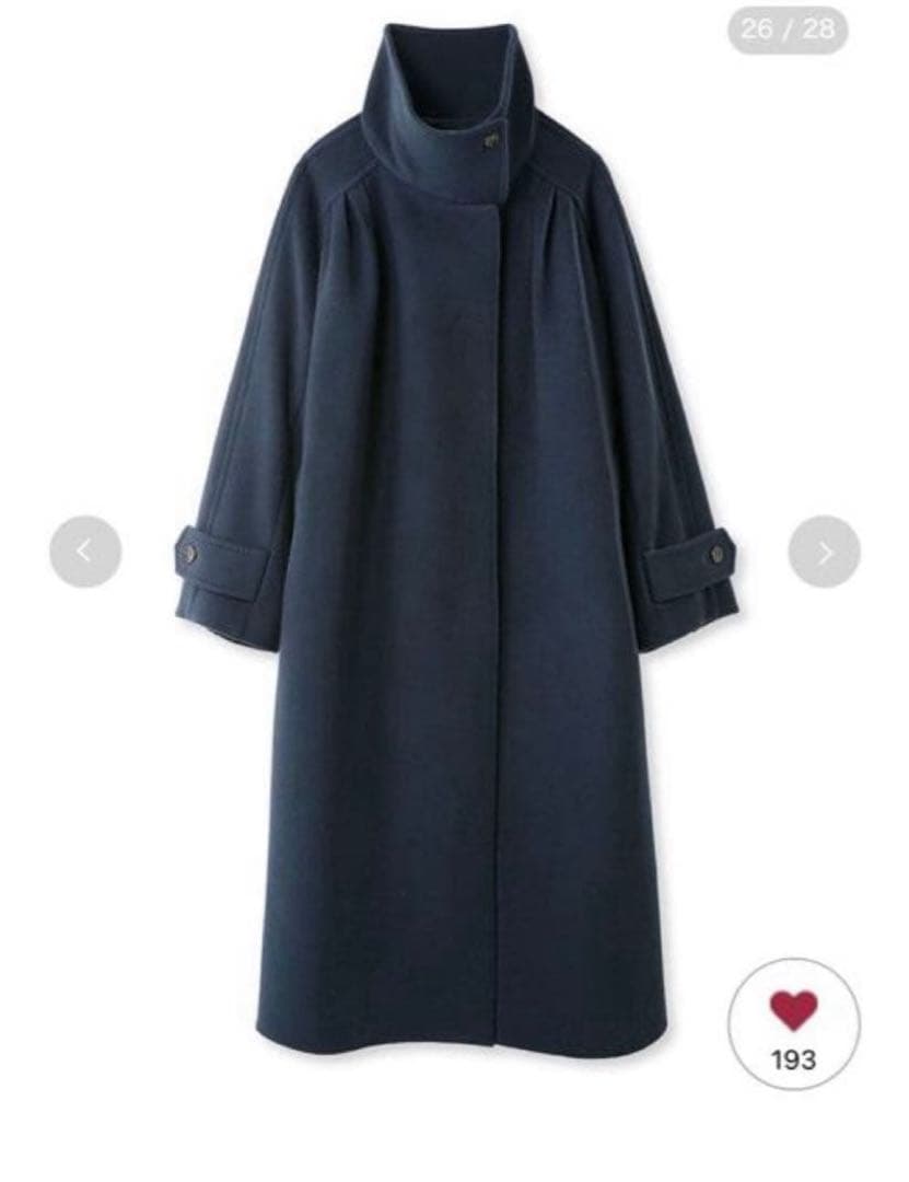 FRAY I.D（フレイ アイディー） バルマカンコート　ネイビー S