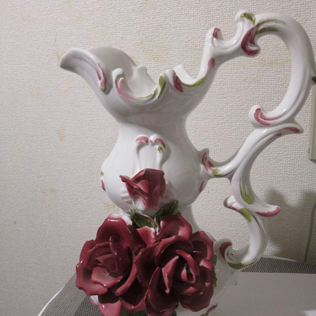 DEMAIN デ-メイン イタリア製 フラワーモチーフ ヨーロピアン インテリア