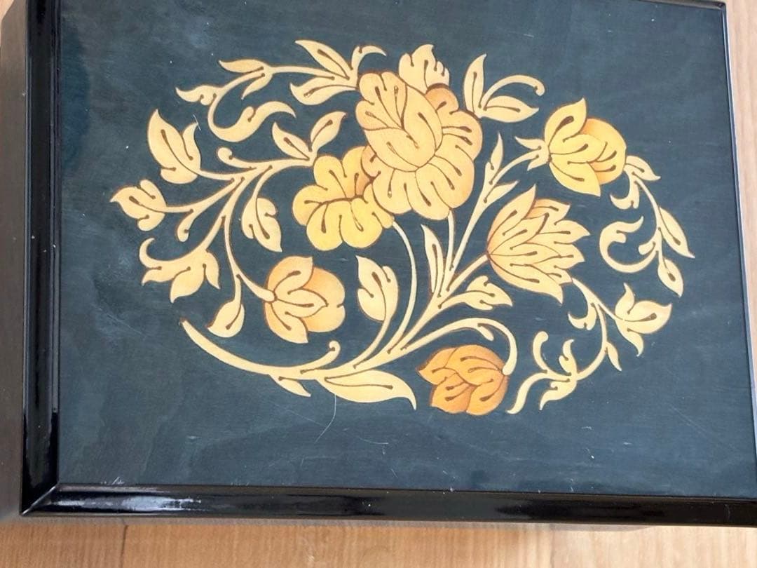 SALE❣️未使用コレクション ❣️イタリア製オルゴール 象嵌細工 動作品