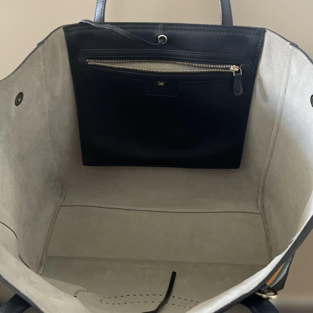 【Yuちゃん】美品アニヤハイドマーチ　スマイリーウインクトートバッグ