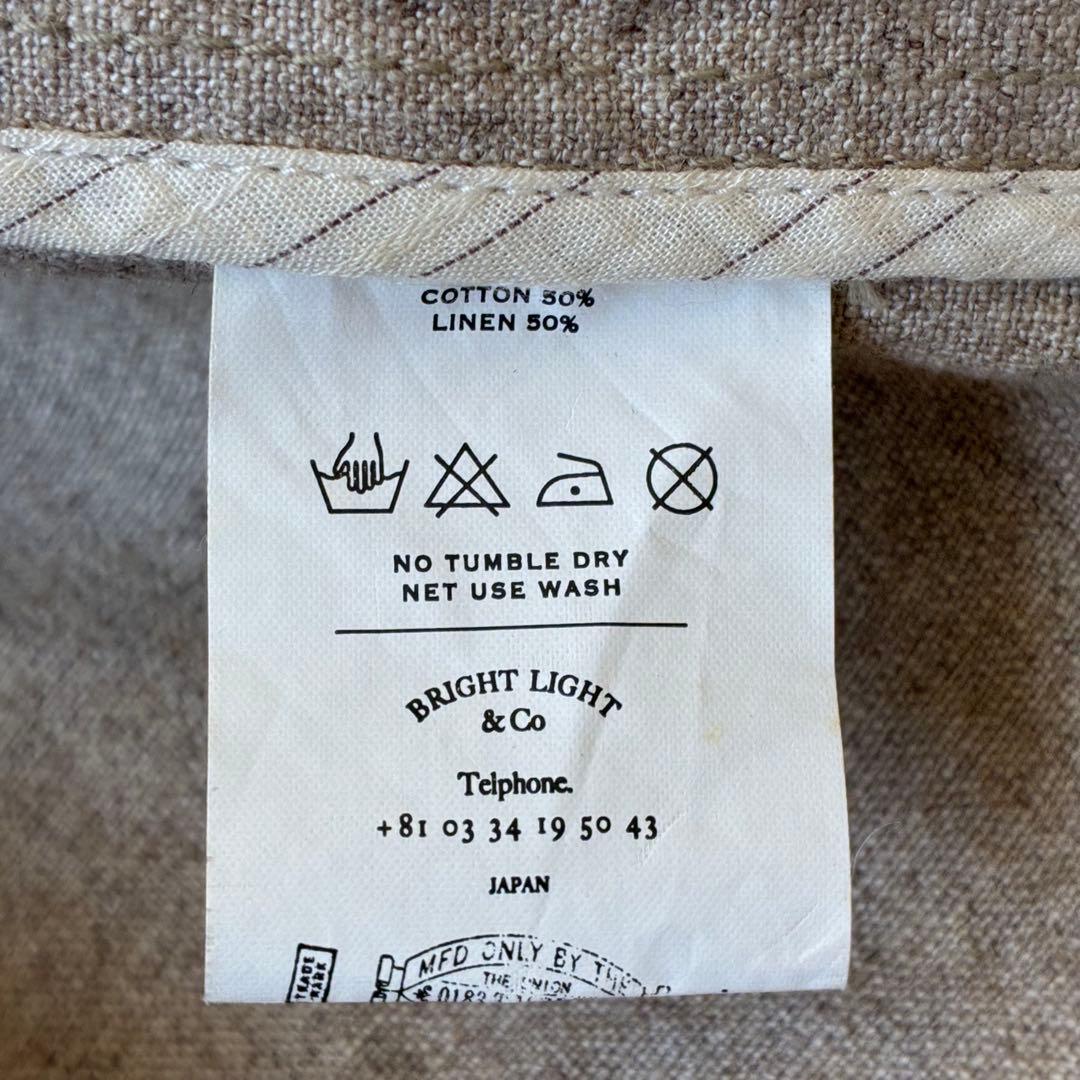 OLDJOE オールドジョー　トレンチ　コート　リネン混.