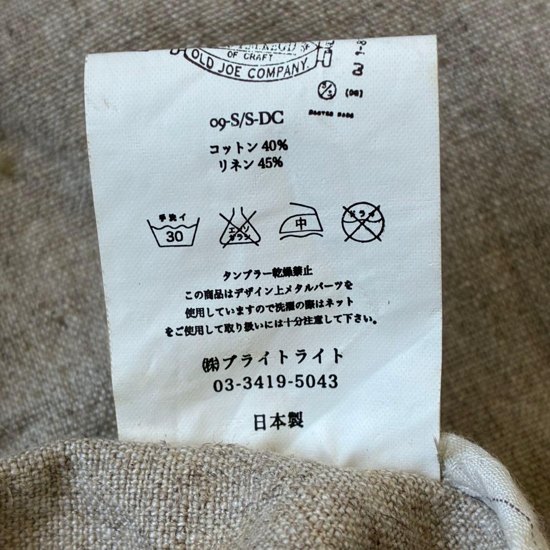 OLDJOE オールドジョー　トレンチ　コート　リネン混.