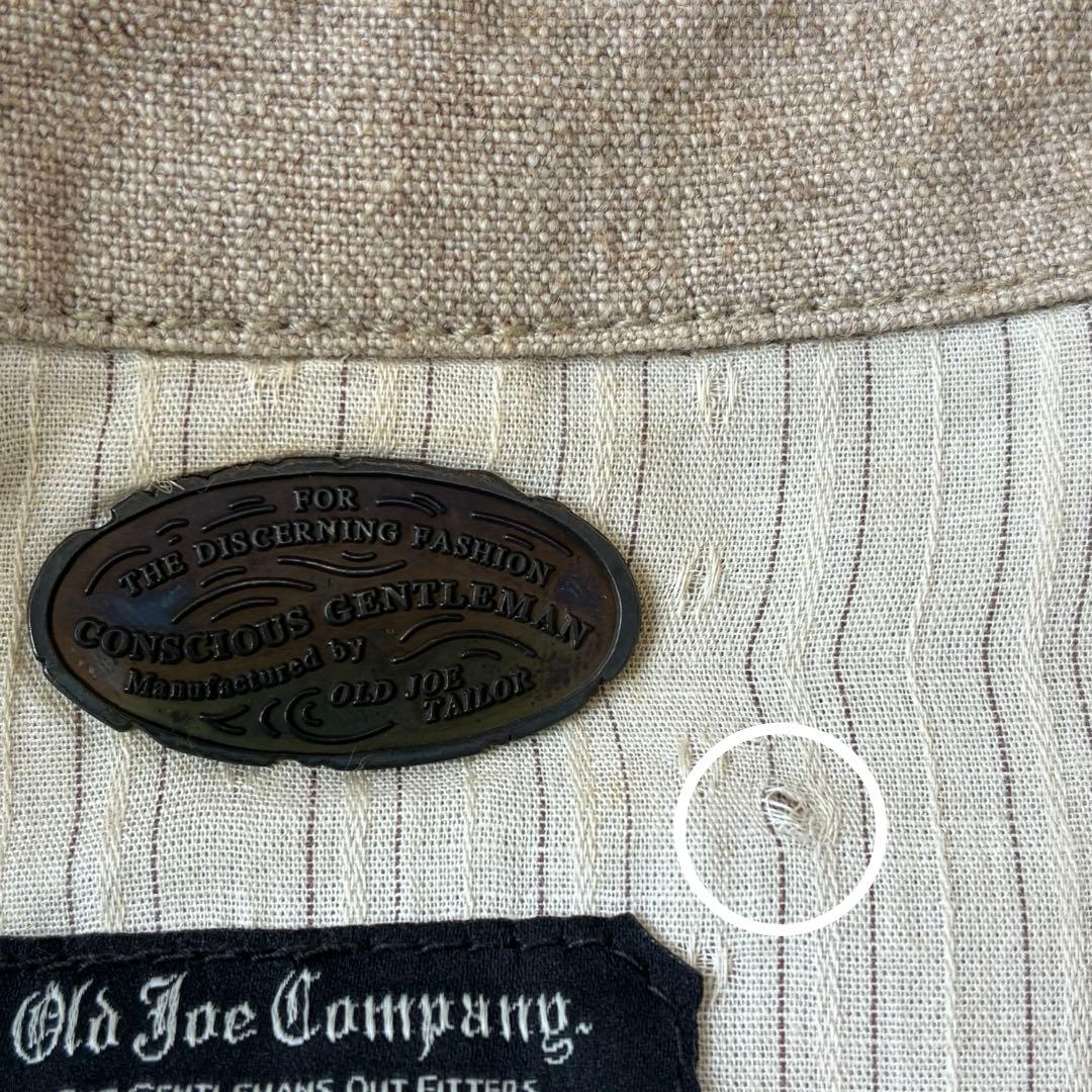 OLDJOE オールドジョー　トレンチ　コート　リネン混.