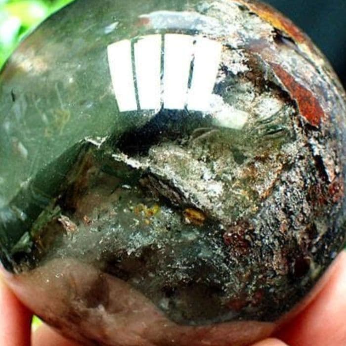 ガーデンクォーツ　まるで庭園！！　スフィア