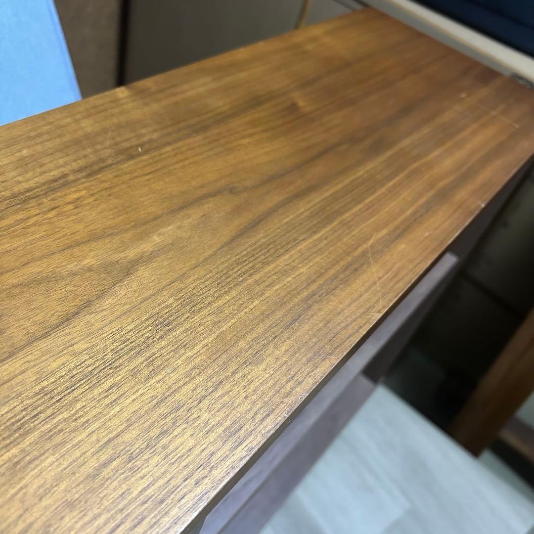 ケイティー 75ソファサイドテーブル　家具の大丸　オーク　ウォールナット高さ調整