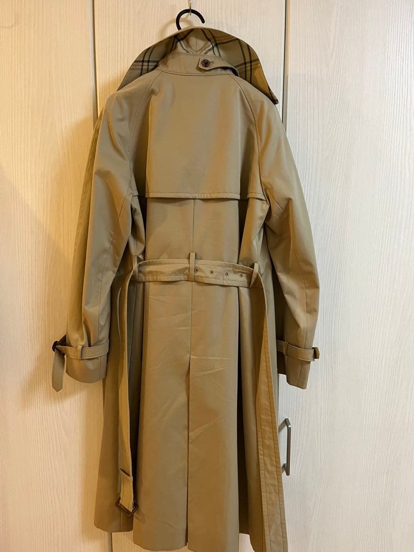 OLD ENGLAND ベージュ トレンチコート ウエストベルト、ライナー付き