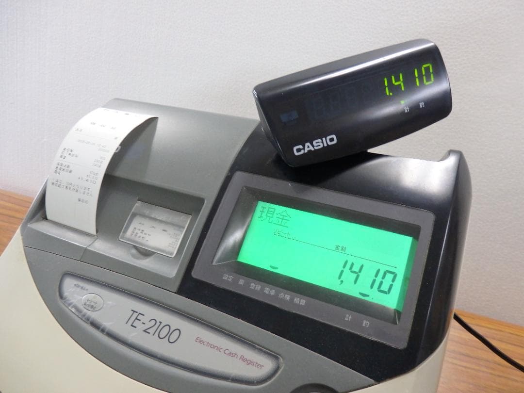 希少 カシオ TE-2100-MED 医療用 レジスター 250925