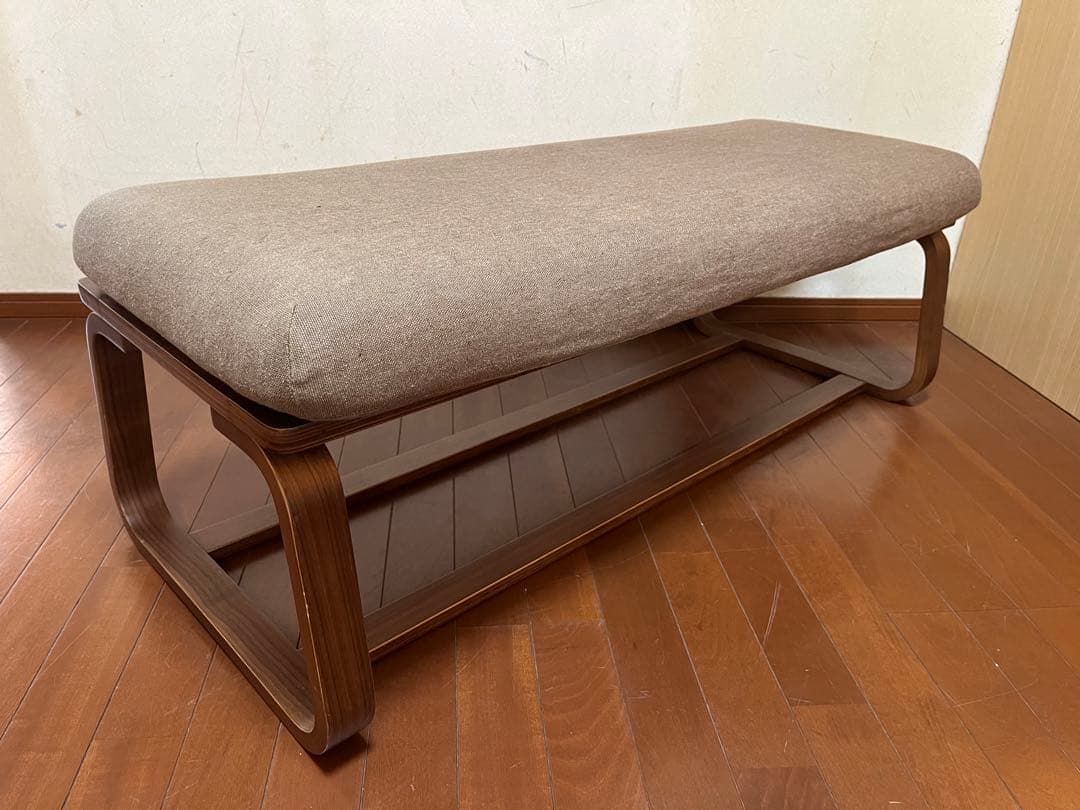 【手渡限定】無印良品 リビングでもダイニングでも使えるテーブル・チェア2・ベンチ