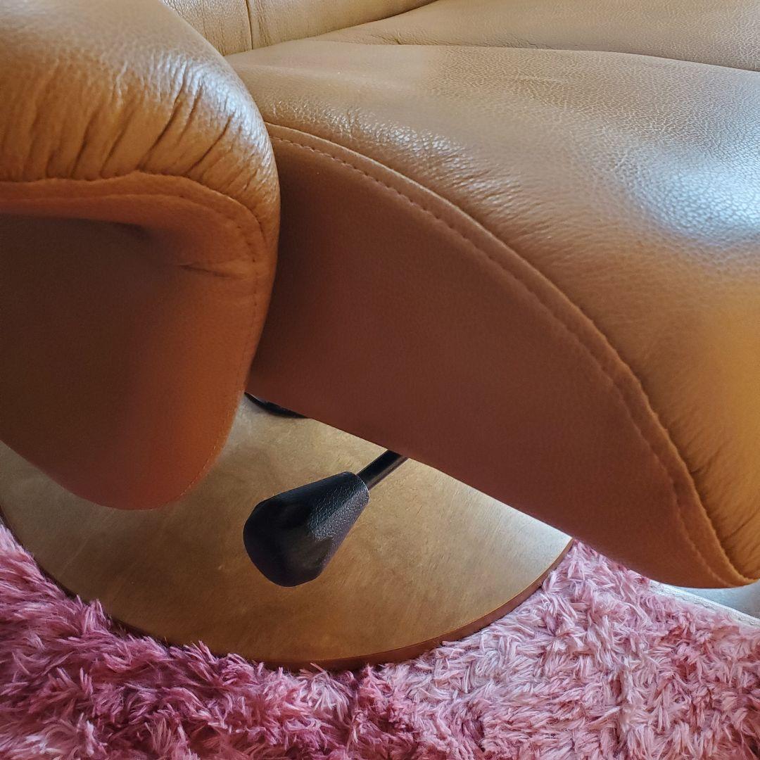 【送料込み】NITORI パーソナルチェア/オットマンあり☆リクライニングソファ