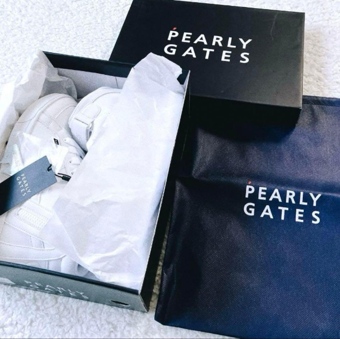 【35,200円新品】パーリーゲイツ　ゴルフ ミドルカット スパイク 23.5