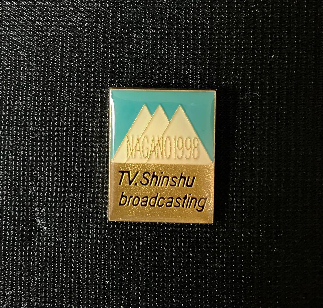 1998長野オリンピックピンバッジ/media テレビ信州